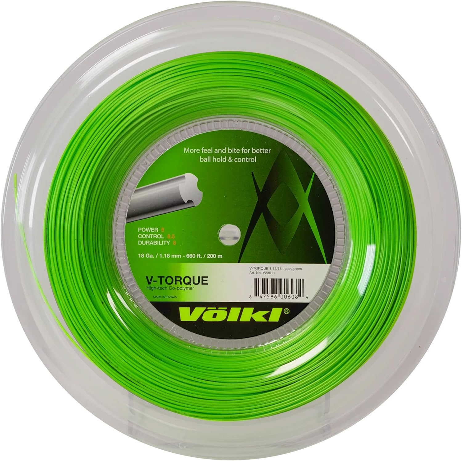 Volkl V-Torque | Tennis Racquet String | Spin & Feel | Co-Polymer String