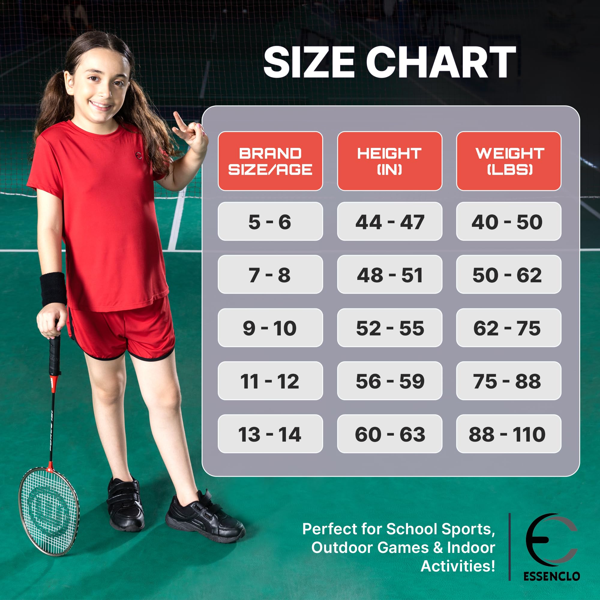 Conjuntos de ropa para niñas, camiseta atlética y pantalones cortos, ropa deportiva de alto rendimiento, ropa de verano para niñas, talla 5-14