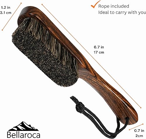 Miniatura 2 de BELLAROCA  Cepillo de escalada premium con correa  Ideal para escalada en roca, boulder y gimnasio  Accesorio perfecto para bolsa de tiza