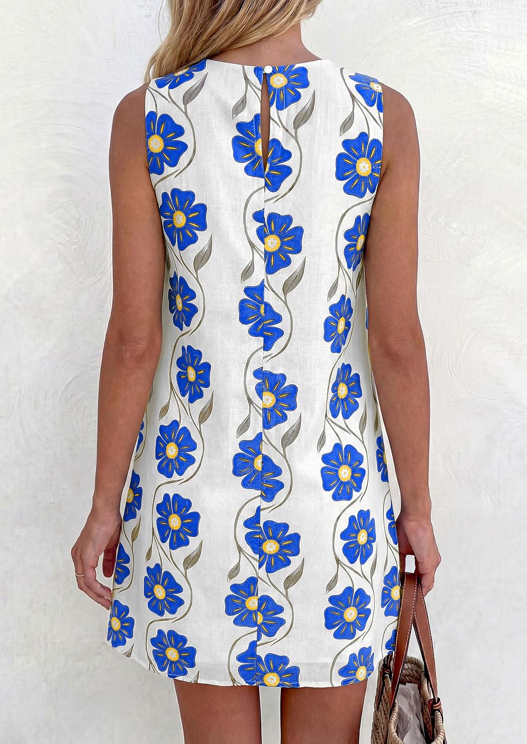 PRETTYGARDEN Sundresses for Women 2026 Summer Elegant Floral A Line Short Party Dress Beach Vacation Clothes - Image 5