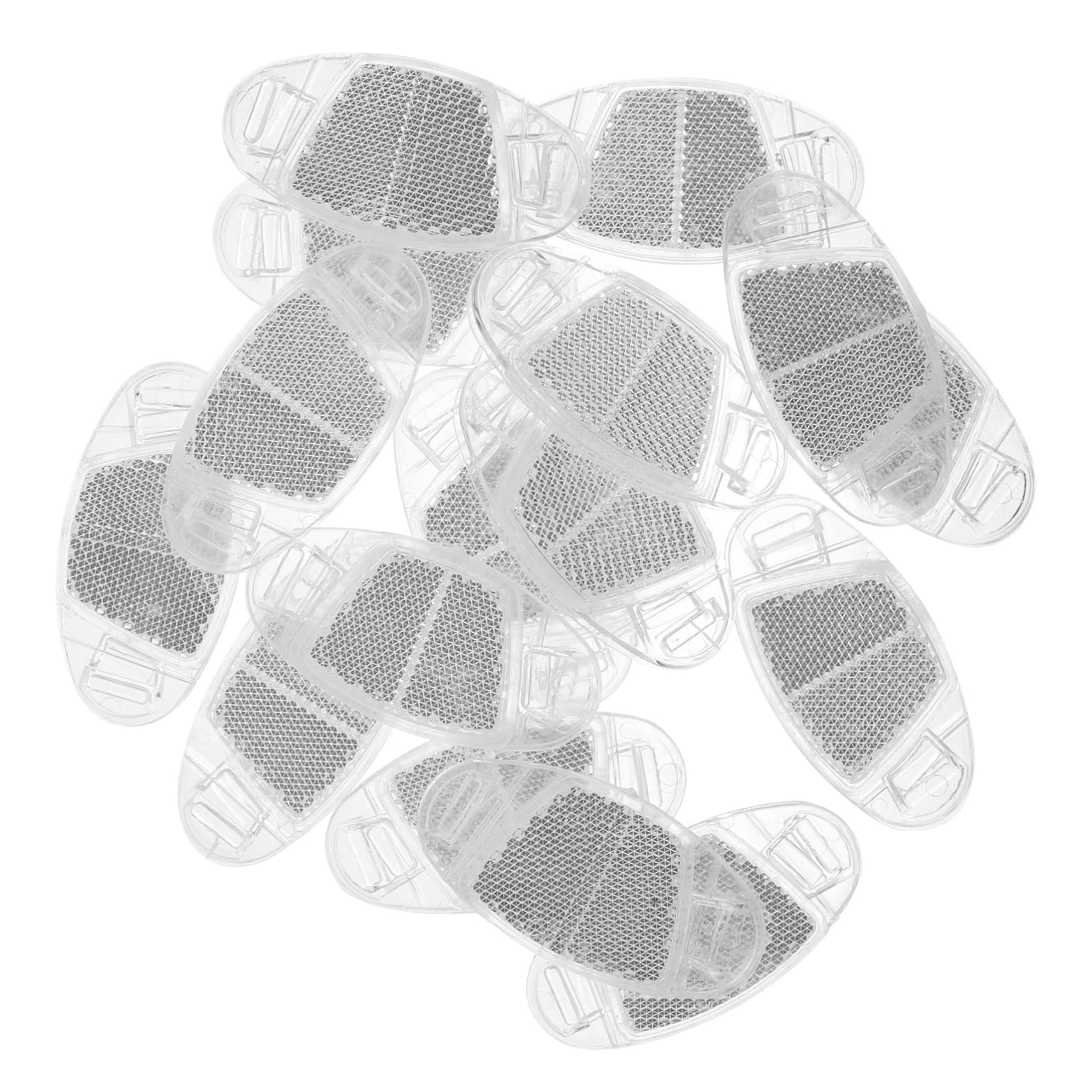 Milisten 16Pcs Bike Reflectors Reflective Signs for Enhanced Night Visibility Easy to Install Wheel Rim Lights for Safety and Style