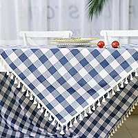 Vista 69 de Table Cloth Rectangle Table-Rustic Gingham Tablecloth Buffalo Plaid Table Cloth for Thanksgiving Christmas Kitchen Dining Room
