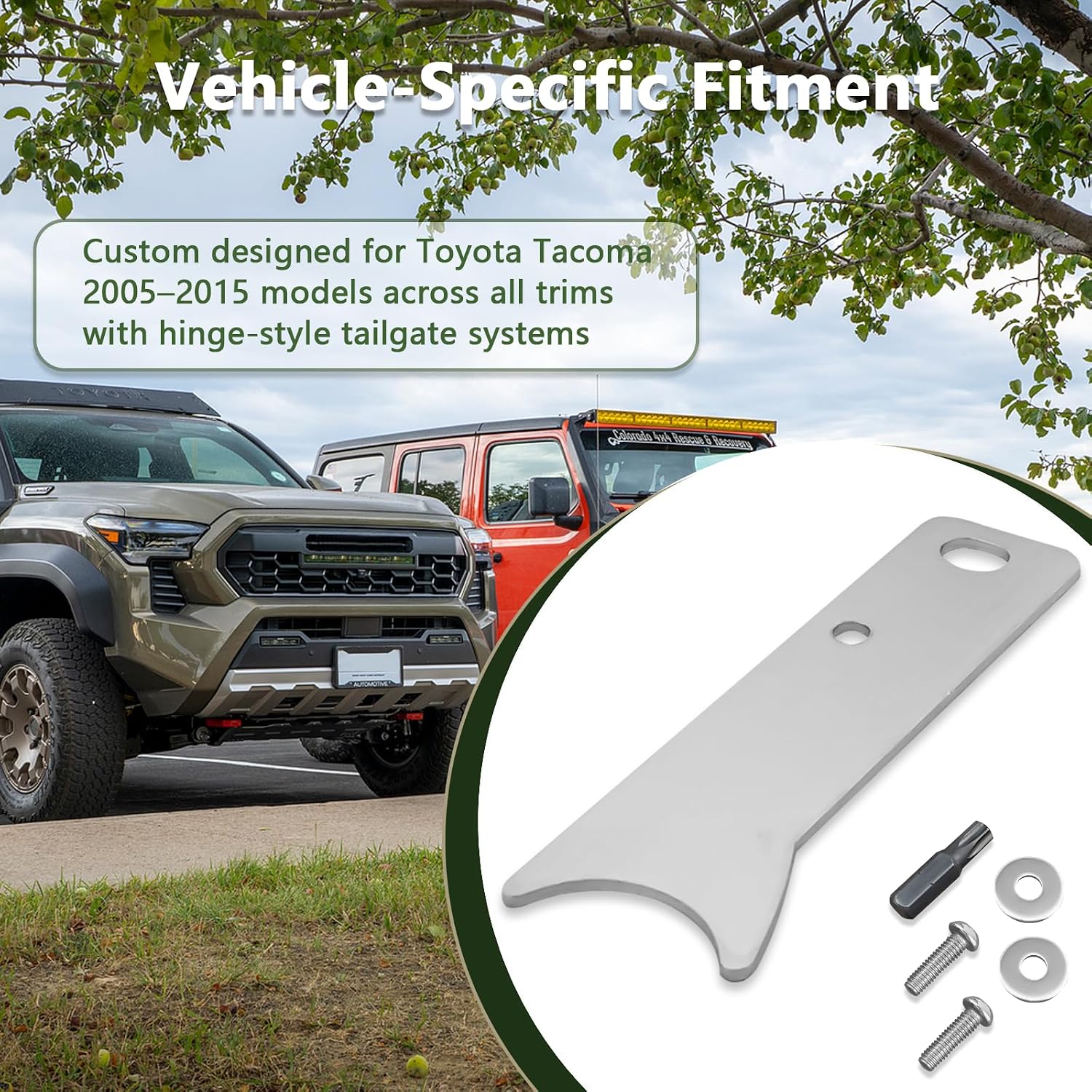 for Toyota Tacoma Tailgate Lock 2005-2015, Pickup Tailgate Anti Theft Lock