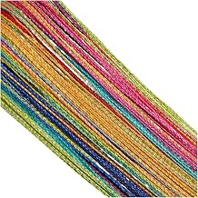 Mixed Colour Multi-Color Optional 100CMX200CM Thread Line Curtains for Living Room Door Wall Window Panel Tassel Curtain for Doorway, Closet Curtains, Room4 Colour