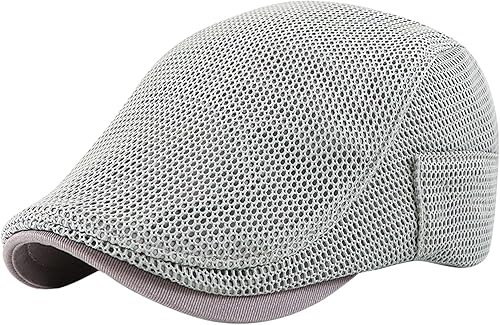 Miniatura 7 de SEAUR Gorra de boina de malla para hombre gorra plana ajustable gorra Gatsby sombrero irlandés gorra de conducción sombrero de taxi sombrero de pico
