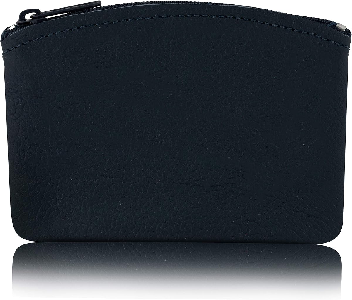 Monedero grande de cuero genuino para mujer, monedero con cremallera para hombre, tamaño 5x3, EE. UU., fabricado por Nabob Leather