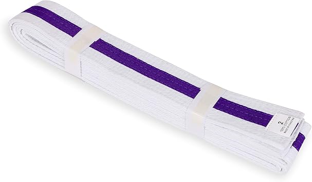 Knockout Fight Gear Martial Arts Karate Belts for Jitsu Uniform with 9 Rows of Stitching Suitable for MMA Judo Taekwondo & Kunfu Sports