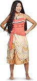DISGUISE 14238N Moana Deluxe Adult Costume Sized, Pink, S - 1