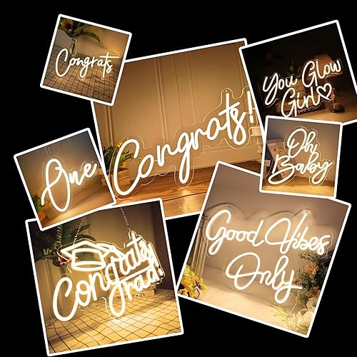 Miniatura 3 de Letrero de neón personalizado, luces LED de neón personalizadas para decoración de pared, letrero de nombre de neón personalizable para dormitorio,