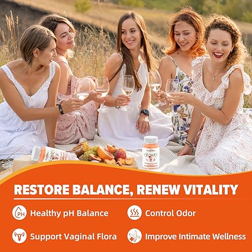 Miniatura 3 de Gomitas de equilibrio femenino prémium para mujer, gomitas probióticas de piña hawaiana para equilibrio del pH, salud vaginal y apoyo inmunológico,