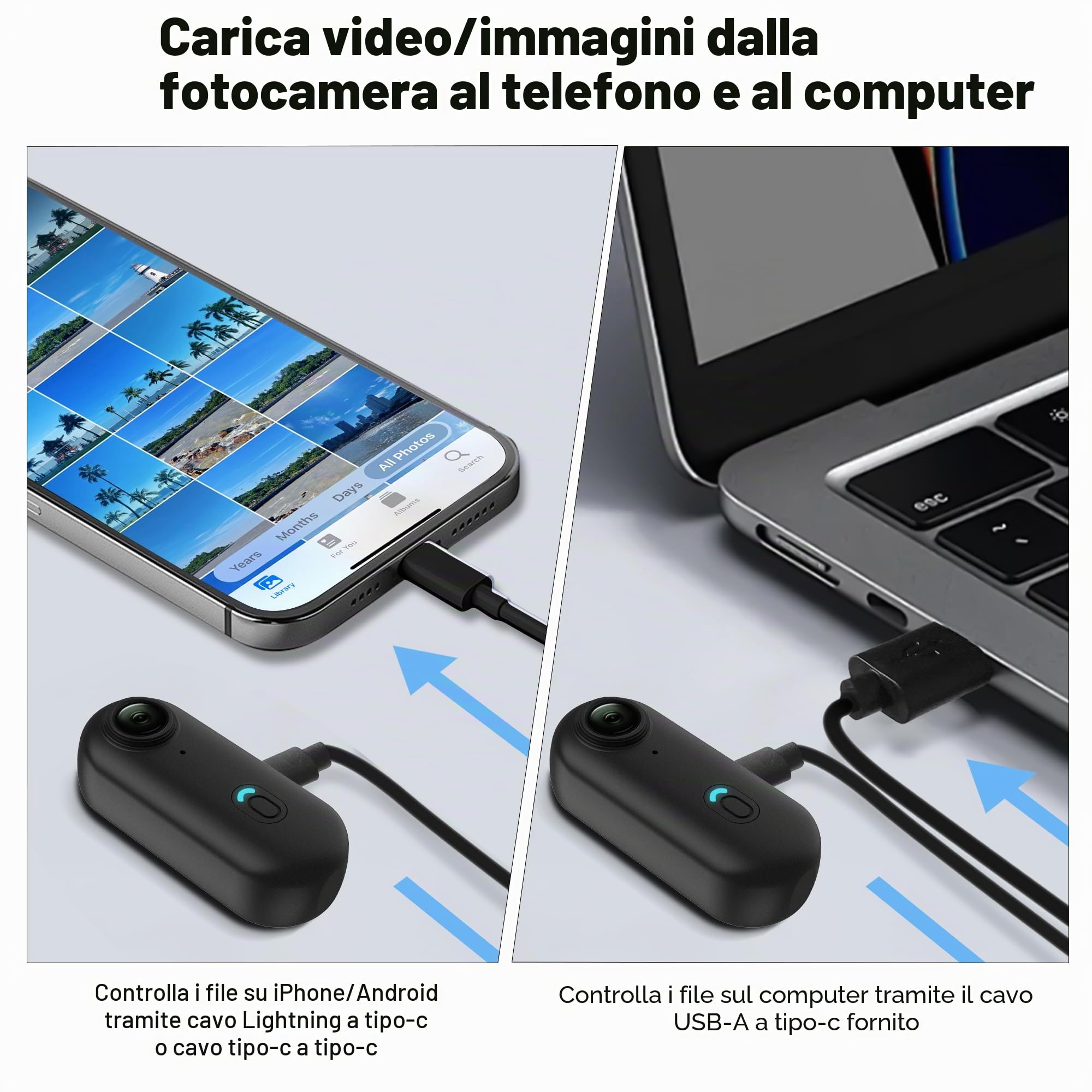 Meoilkolnm Mini videocamera da 128 GB FHD 1080P, action body cam indossabile, videocamera portatile di alta qualità per la sicurezza, lavoro, guardia, viaggi (nero)