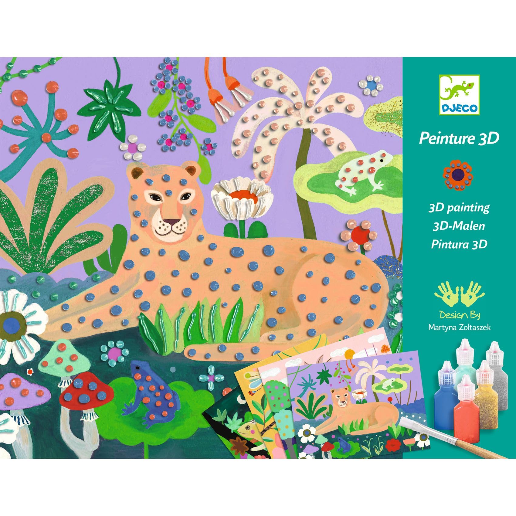 LGA Tropical 3D Painting - Create Your Own Animal 3D Keepsakes - Fun & Creative for Famil…