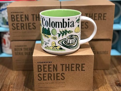 Starbucks COLOMBIA BEEN THERE SERIES Across The Globe Collection - Taza de café de cerámica, 14 onzas líquidas
