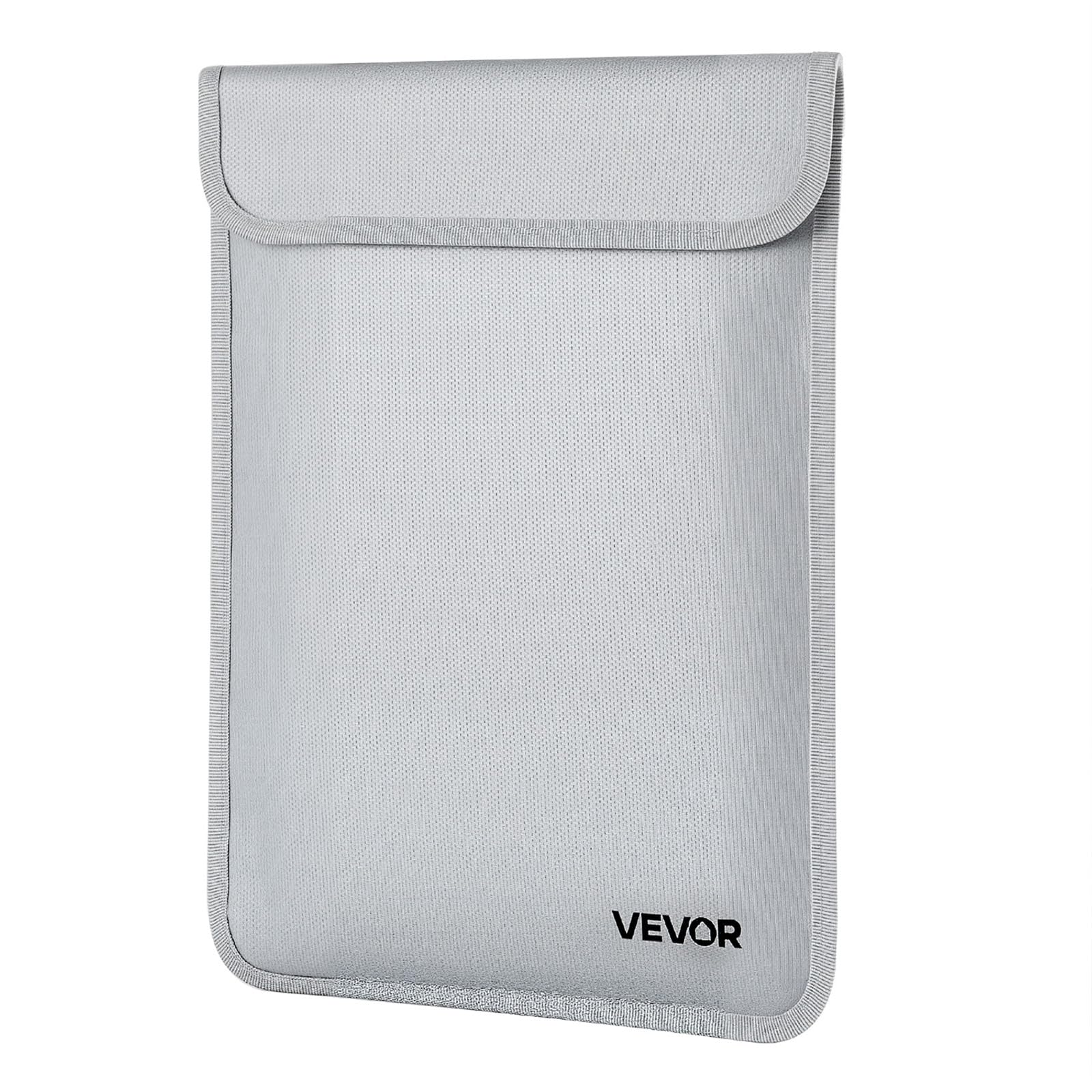 VEVOR Fireproof Document Bag, 2192 ℉ Heat Insulated Fireproof & Waterproof Bag with Smooth Zipper, Portable File Storage Organizer Home Office Travel Use, for Passports, Important Documents, Files