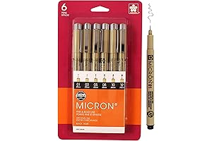 SAKURA Pigma Micron Fineliner Pens - Pens for Writing or Journaling