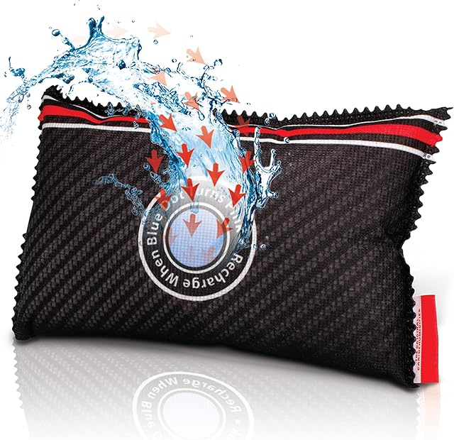 Pingi Dehumidifier Car And Home LV-A300 - Absorbs Moisture Condensation Damp Keeping Windscreens Clear - One Reusable 299 g Bag