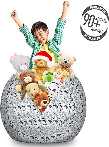 Miniatura 129 de Ambesonne Bolsa de juguetes de almacenamiento para perros, patrón con cachorros de raza pura, Bichon Pug Spitz Dachshund Poodle Shih Tzu, Rosa y