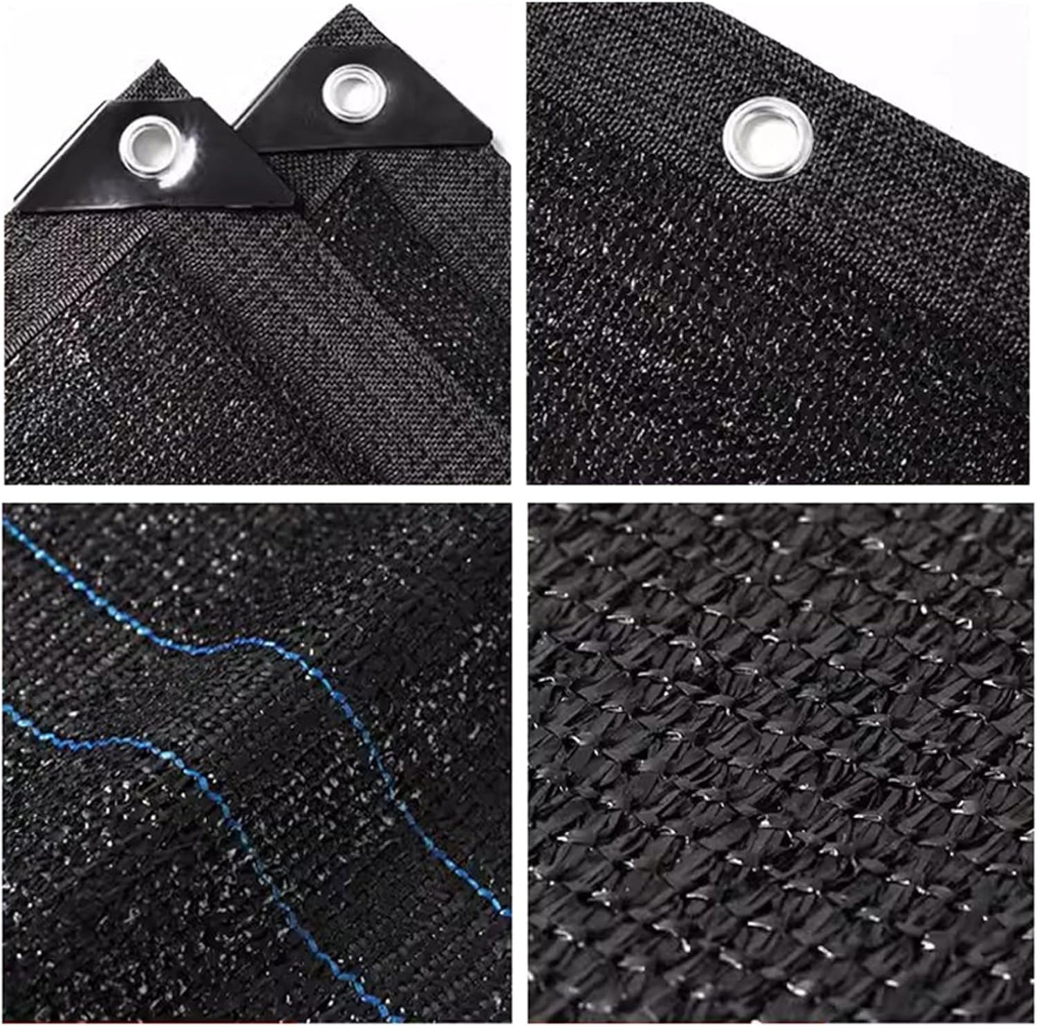 Shading Mesh with Grommets 1x5m, Patio Shade Netting, Breathable Sun Protection, Mesh Shade Cloth for Plants, for Garden Flower Car Plant Cover Patio Canopy Pergola Greenhouse