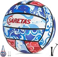 Vista 6 de Voleibol, voleibol de playa tamaño oficial para exteriores/interiores, coloridas pelotas de voleibol suaves para niñas, jóvenes, adolescentes