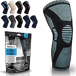 POWERLIX Leg Sleeve - Best Knee Brace for Leg Pain for Men & Women Knee Support for Running, Basketball, Volleyball, Weightlifting, Gym, Workout, Sports Please Check Sizing Chart