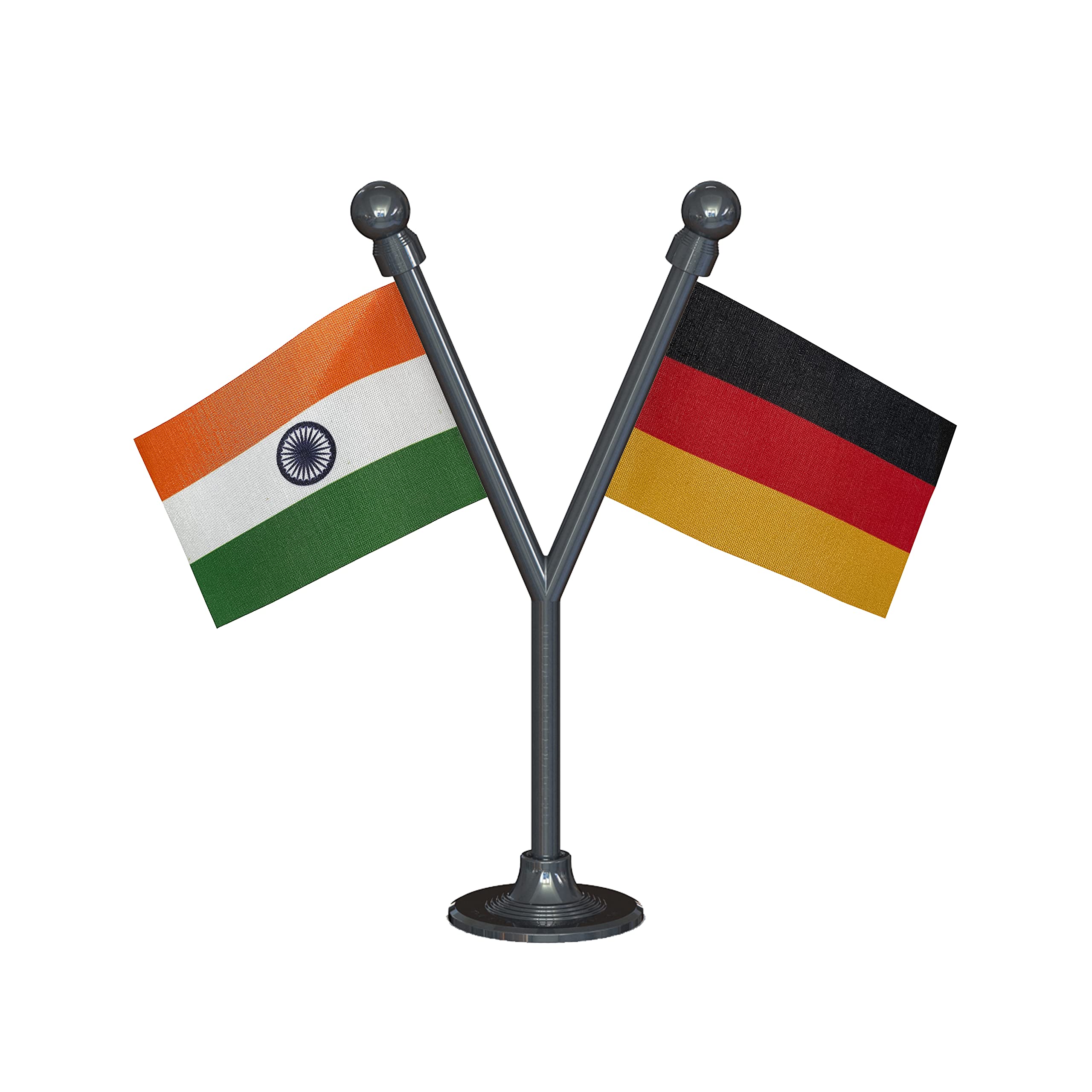 The Flag Corporation India & Germany Car Dashboard Flag 2in x 3in With A Plastic Gunmetal Black Base (B092499D9N) Amazon Price History, Amazon Price Tracker