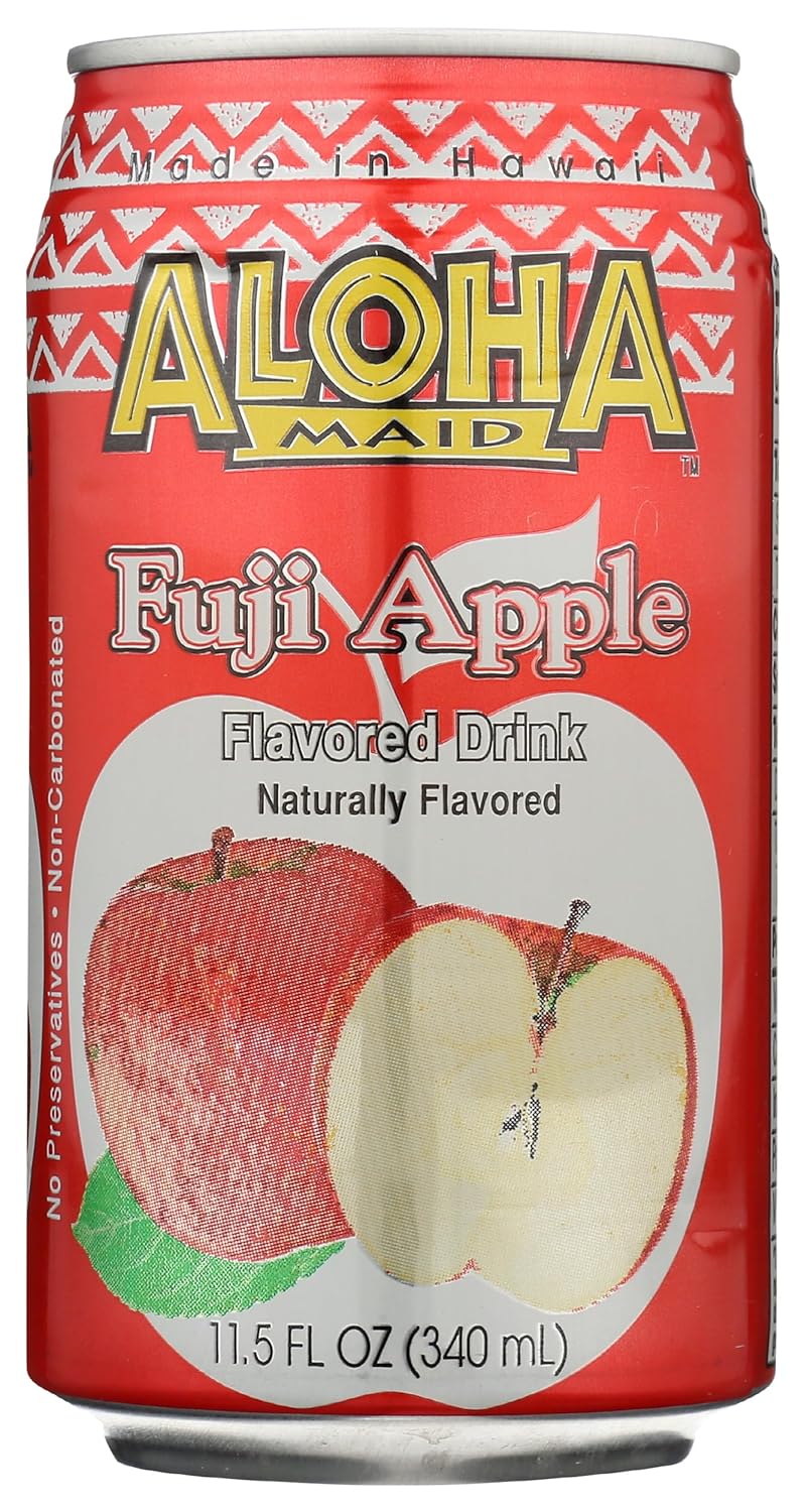 ALOHA MAID Fuji Apple Flavored Drink, 11.5 FZ