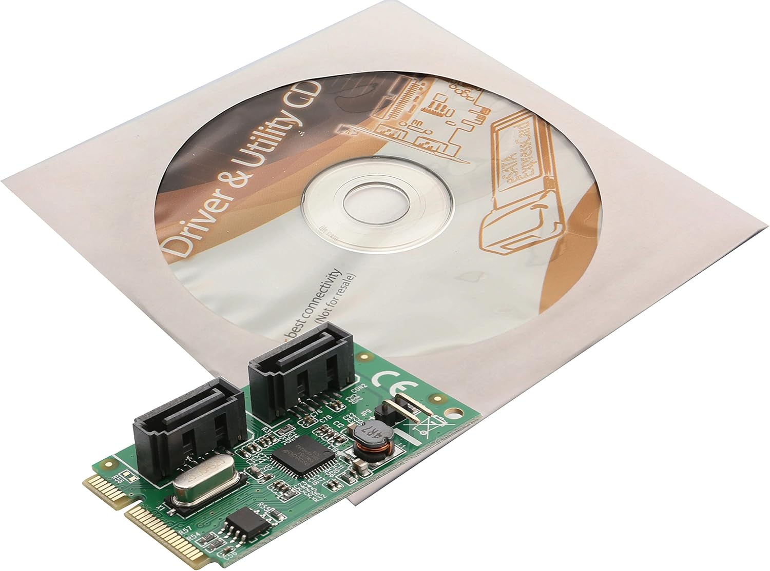Syba Mini PCIe SATA III Controller Card and Driver CD