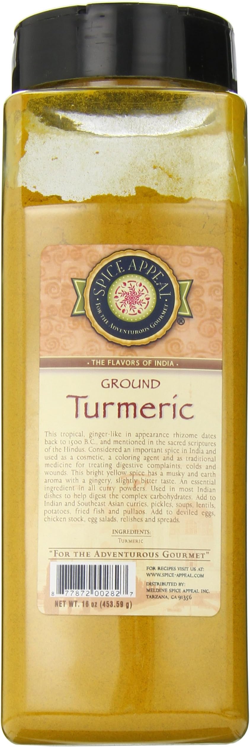 Turmeric Ground, 16 Ounce