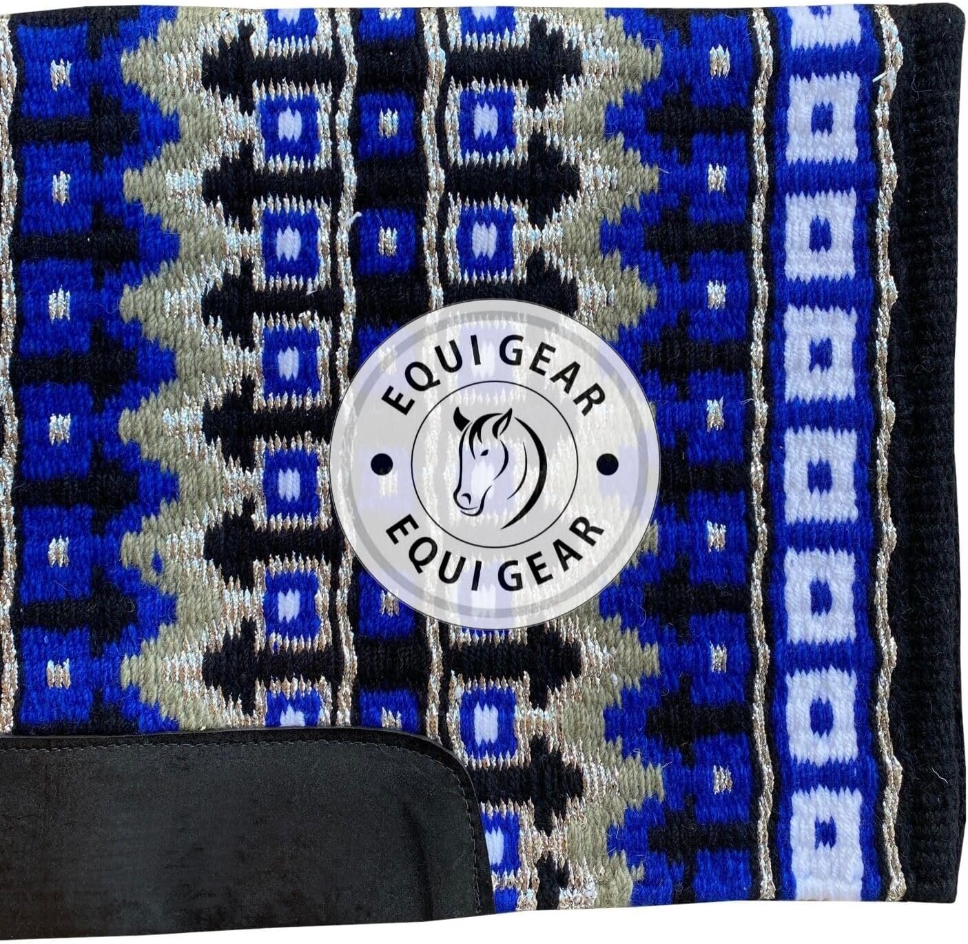 Horse Western Show Saddle Blanket/New Zealand Wool Western Saddle Blanket Top Wool Pad Sensor Flex (Customization Available) N324