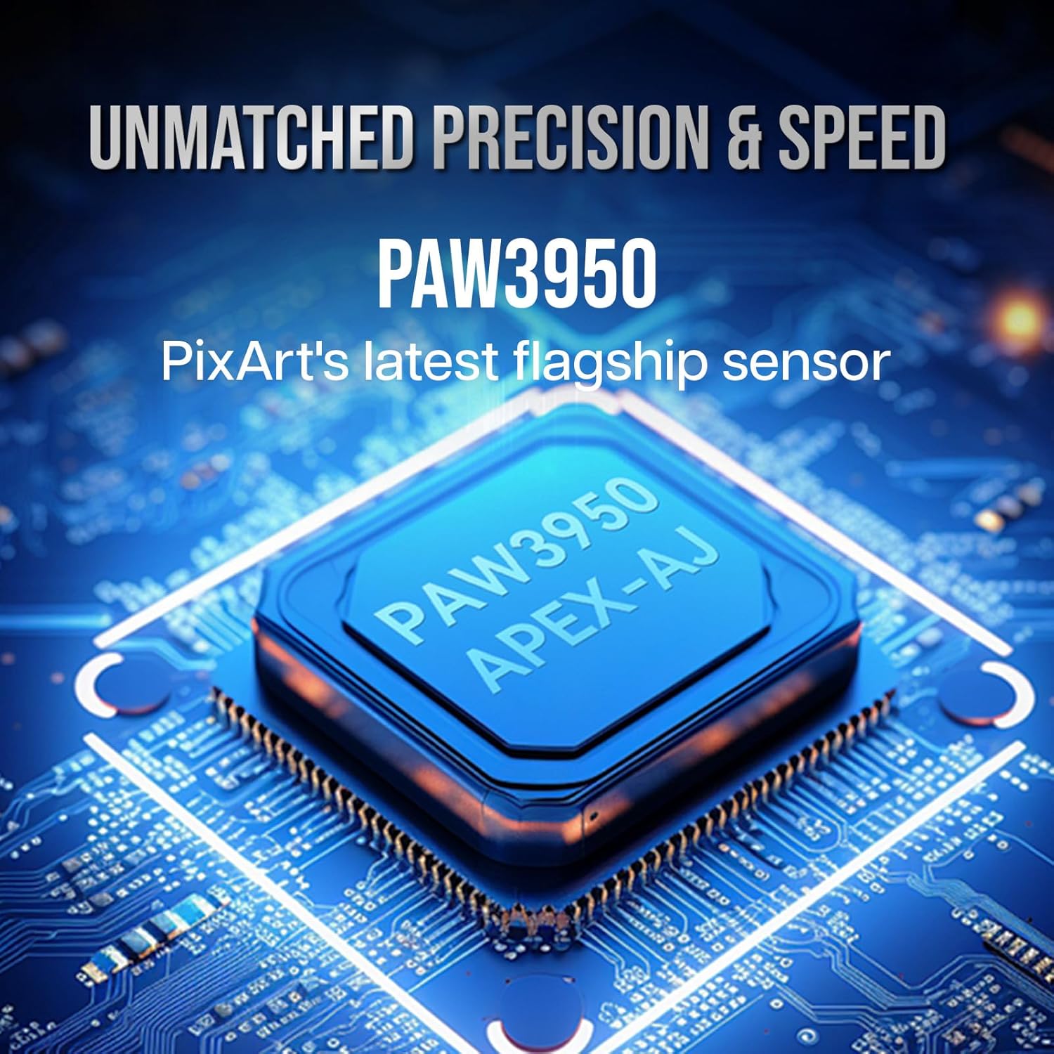 AJ159 APEX Wireless Mouse, Lightweight Gaming Mice, with Magnetic Charging Design and Display Screen, 42000 DPI, PAW3950 Sensor, BT/2.4G/Wired Connection, 400mAh Battery (Black)