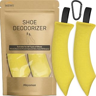 Baking Soda Shoe Deodorizer Insert, Odor Eliminator for Strong Odor, Boxing Glove, Gym Bag, Car, Closet, Smoke, Home. 2 Pack Shoes Smell Remover, More Effective Than Activated Charcoal