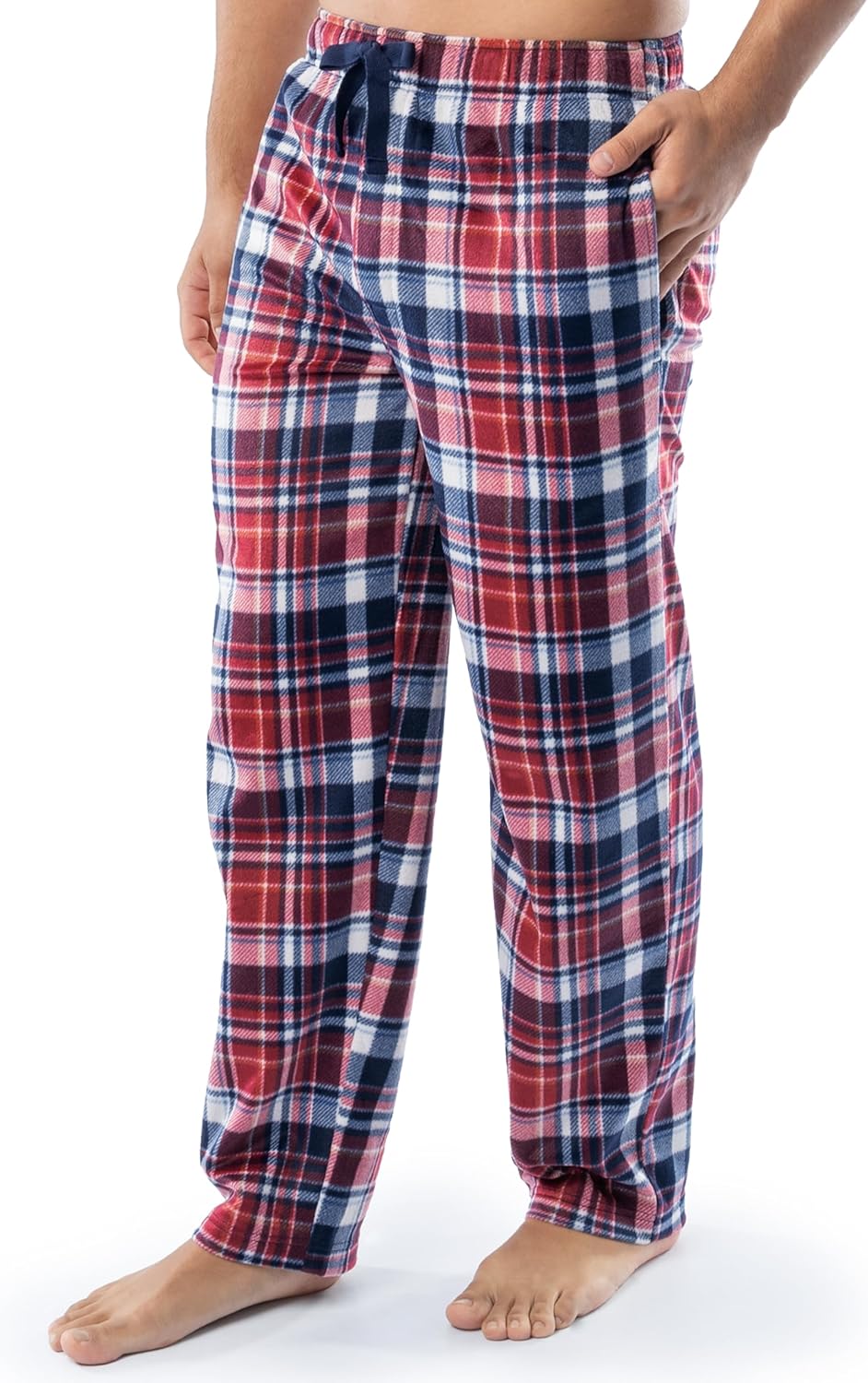 IZOD mens Micro Sueded Fleece Sleep Pajama Pant - Image 5