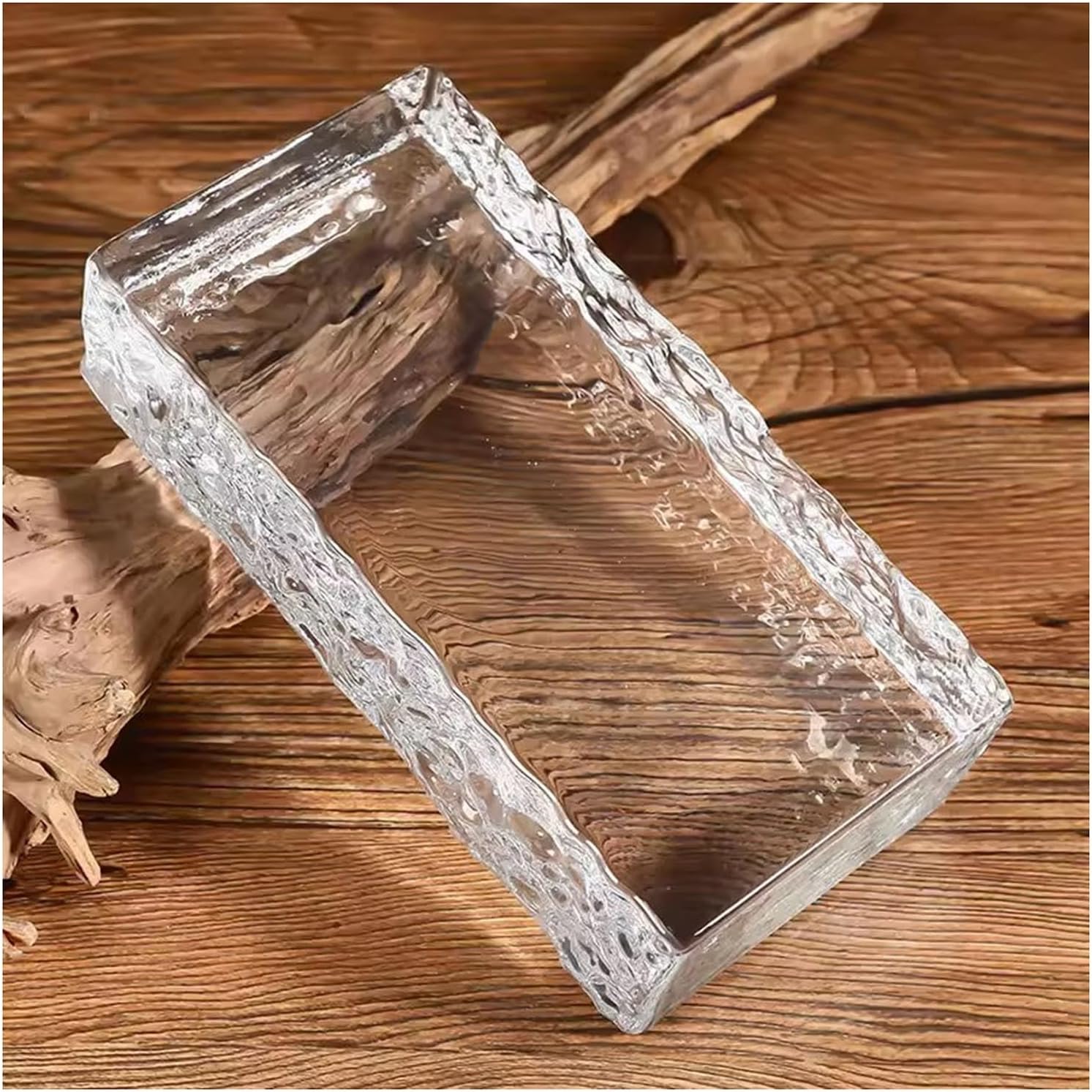 Solid Glass Blocks for Decorative Partition Walls, High Transmittance Crystal Bricks, Office and Home Decor