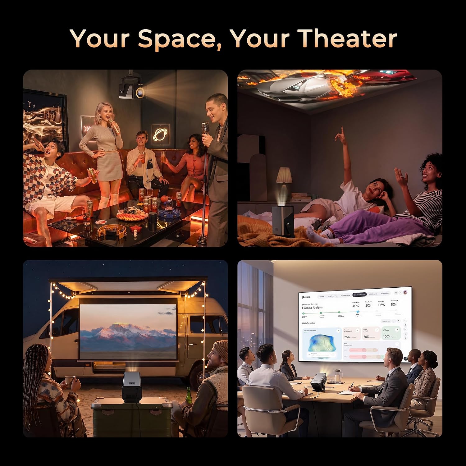 Google TV-Licensed Projector 4K Support, 938 ISO, AI Calibration, 20W Dolby 14 81IRp9LFG+L. AC SL1500