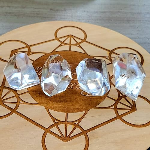 Miniatura 6 de Cristal de cuarzo transparente natural de la mejor pureza de alta altitud. Cristales de meditación curativos Reiki Cristales de brujería curativa.