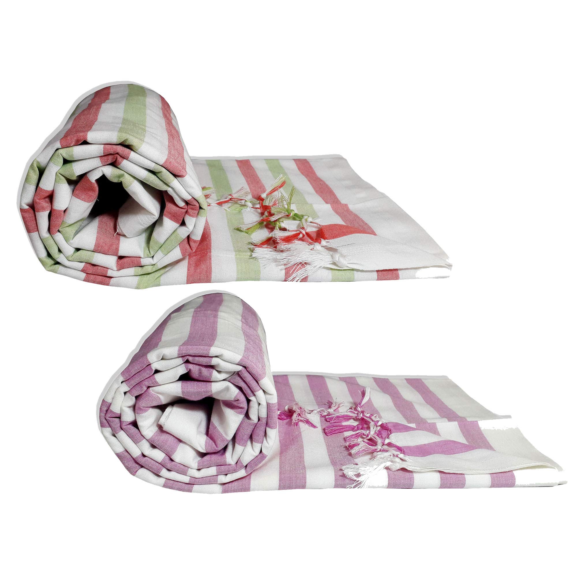 Riyashree organic cotton silky soft bhagalpuri dull chadar lite blanket & duvet ( 52*94 In ) combo pack of 2 Dull 14 15