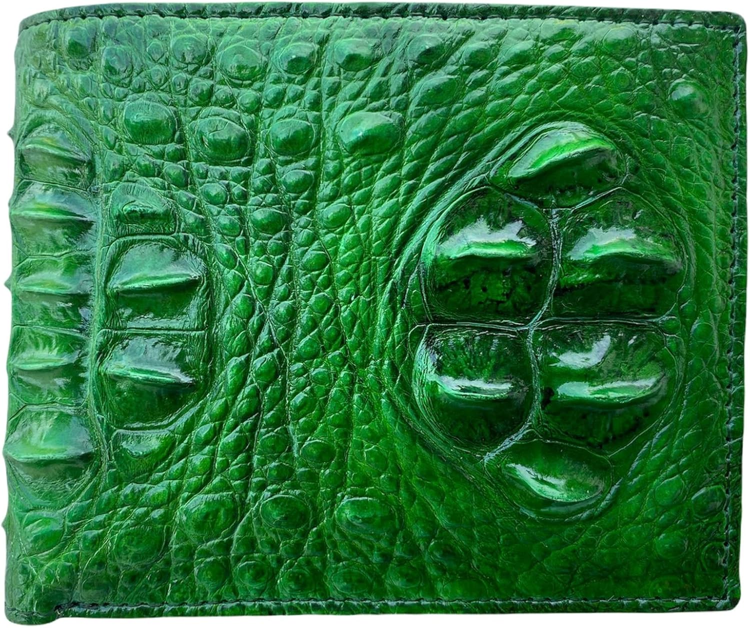 Light Green Alligator Crocodile Leather Bifold Men's Kuwait Ubuy
