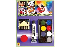 Rubies Deluxe Clown Make-up Kit: Transform into a Hilarious Character with Ease