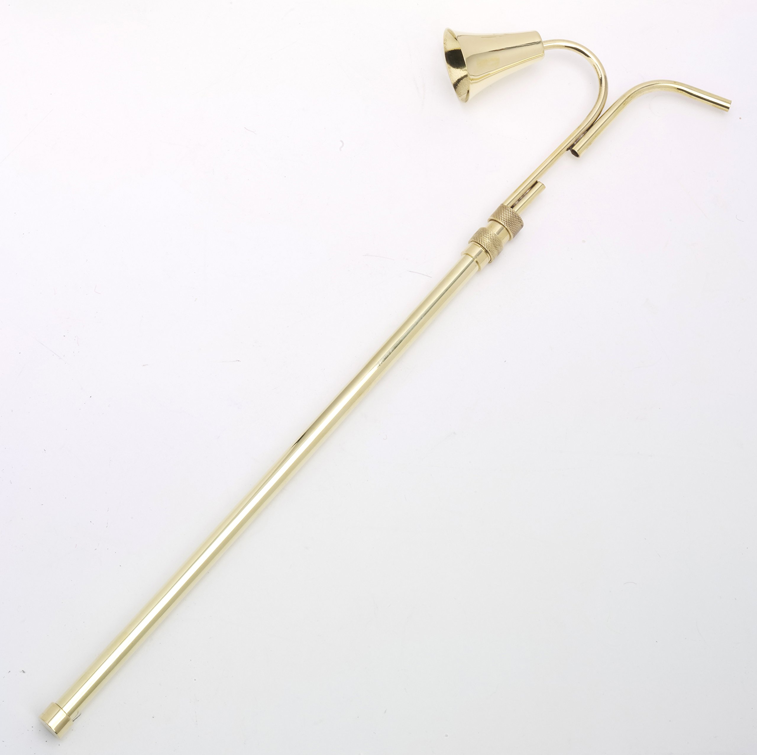 Kerzen Dochtscheren /-löscher Löscher Ausziehbar Max.100 cm, Messing, Gold