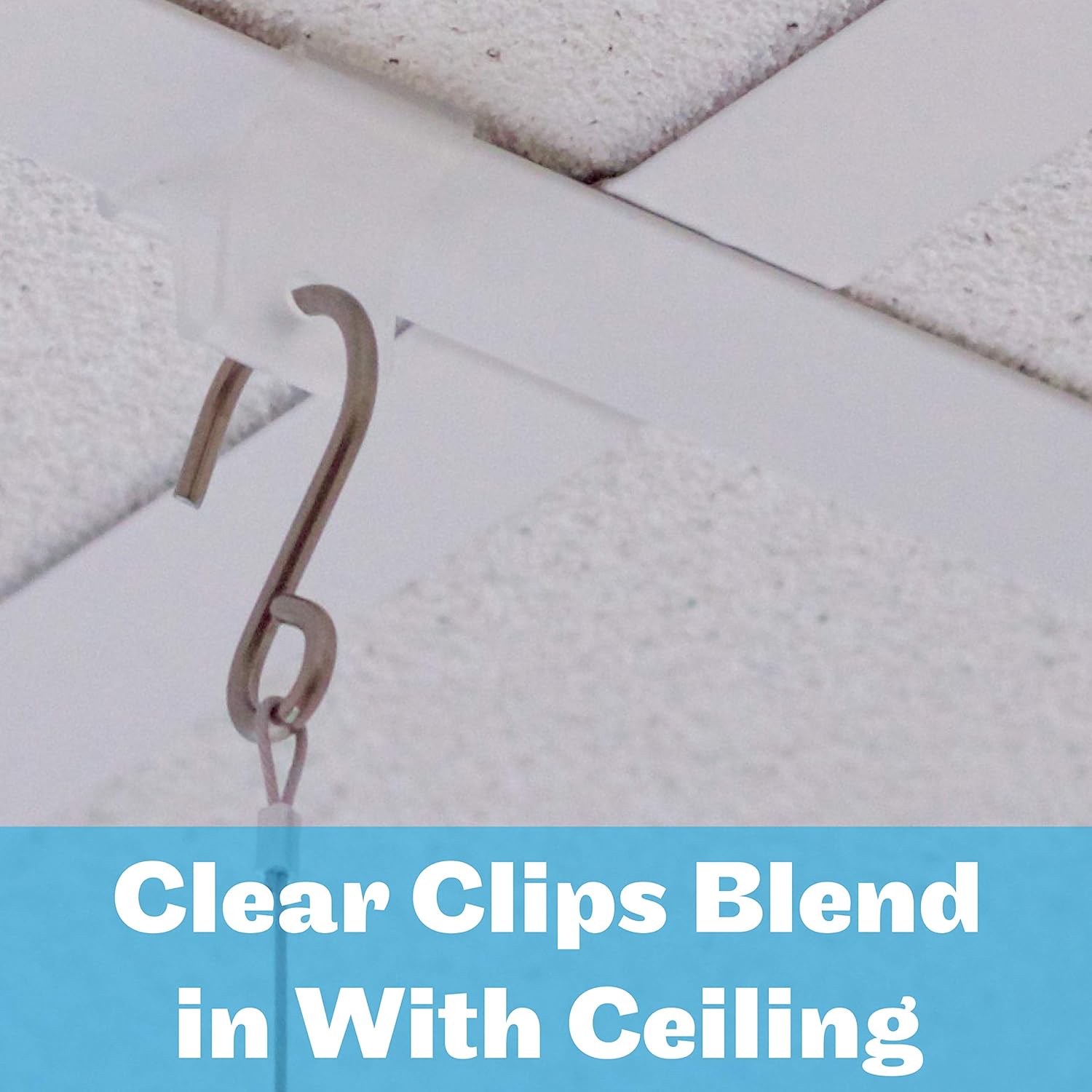 Uр Tо 40% оƒƒ SHARP TANK Clear Grid Clips with Drop Ceiling Hooks for Hanging |1000 Pc Ceiling Hook Kit - 500 Clips, 500 Hooks | Classroom Ceiling Hooks for Hanging Decorations, Office Decore from Drop Ceiling Gеt Pорulаr оƒƒеr SHARP TANK Clear Grid Clips with Drop Ceiling Hooks for Hanging |1000 Pc Ceiling Hook Kit - 500 Clips, 500 Hooks | Classroom Ceiling Hooks for Hanging Decorations, Office Decore from Drop Ceiling