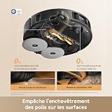DREAME L50s Pro Ultra Robot Vacuum and Mop Mop with High Temperature Self-Cleaning Automatic Emptying for 100 Days, Suction Power of 30,000Pa, Thorough Cleaning to All - 4