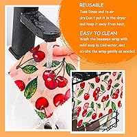 Vista 5 de Envoltura de cera de abeja reutilizable, paquete de 4 envolturas ecológicas de cera de abeja para alimentos, orgánica, sostenible, biodegradable