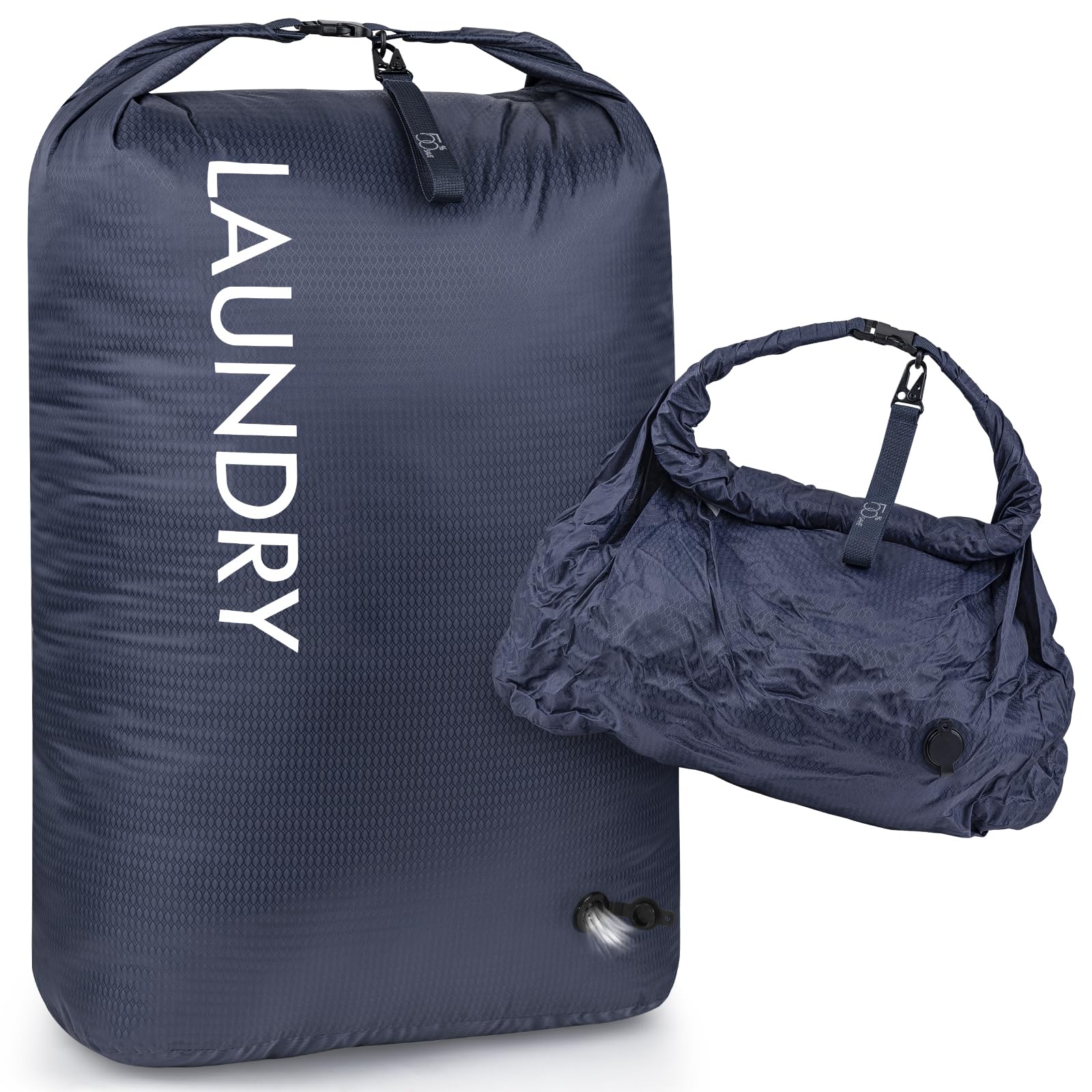 CANBOX Compression Laundry Bag, Waterproof Travel Storage for Dirty Clothes