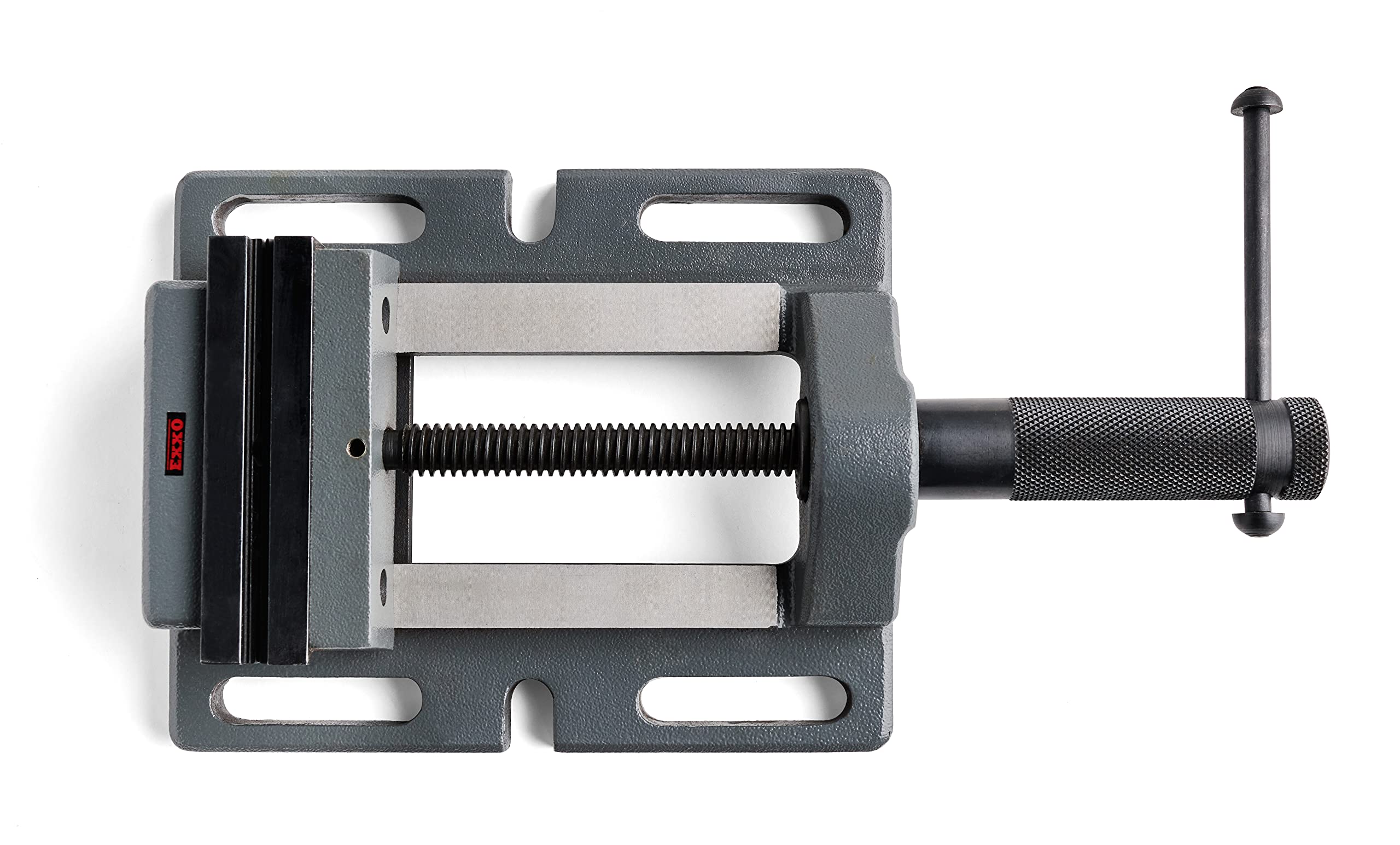 EXXO | 4-34 Inch Drill Press Vise | Heavy Duty Cast Iron | Workpiece Clamp, 5523