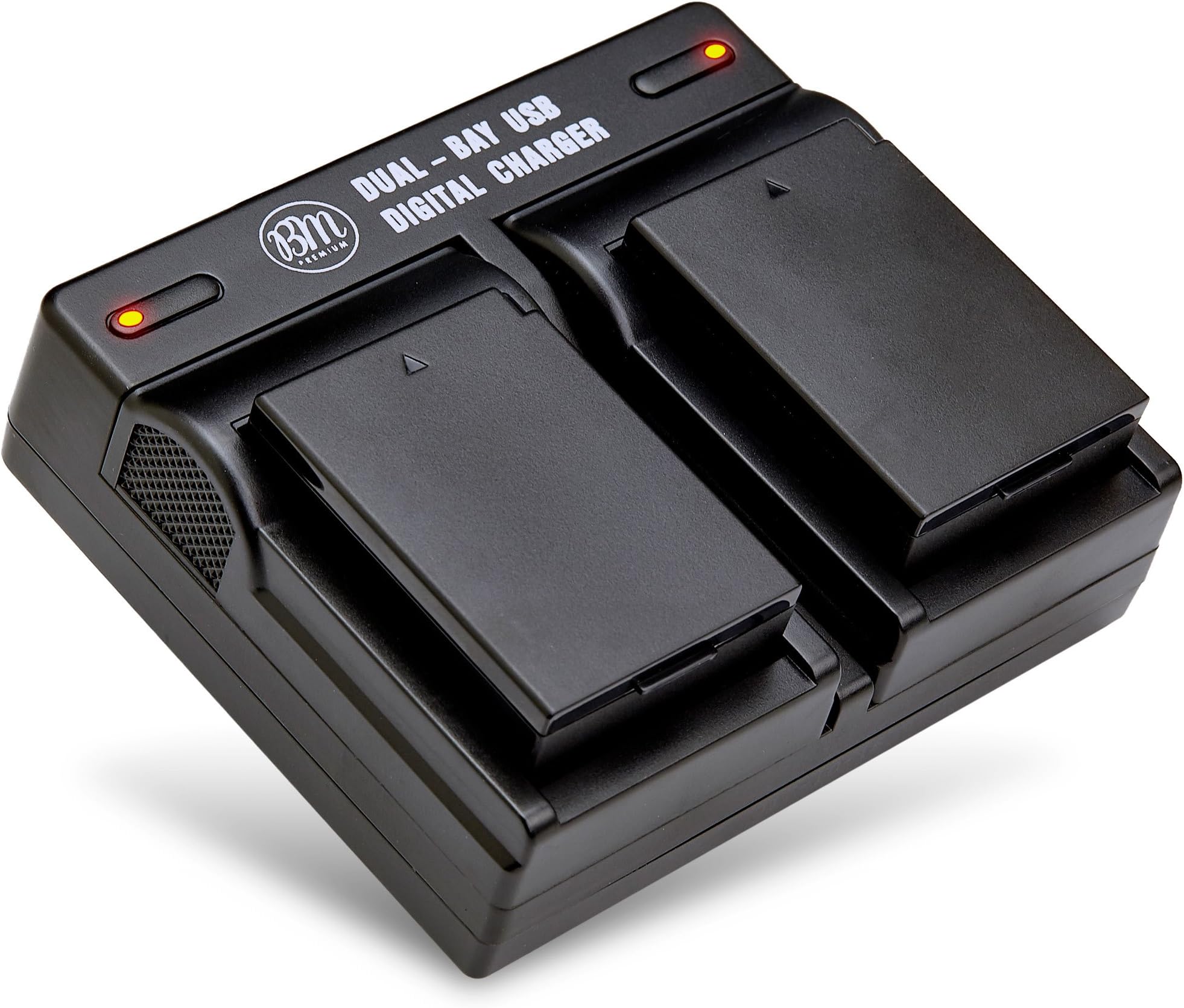 BM Premium Pack of 2 LP-E10 Batteries and USB Dual Battery Charger Kit for Canon EOS Rebel T3, T5, T6, T7, T100, Kiss X50, X70, 1100D, 1200D, 1300D, 2000D, 4000D Cameras