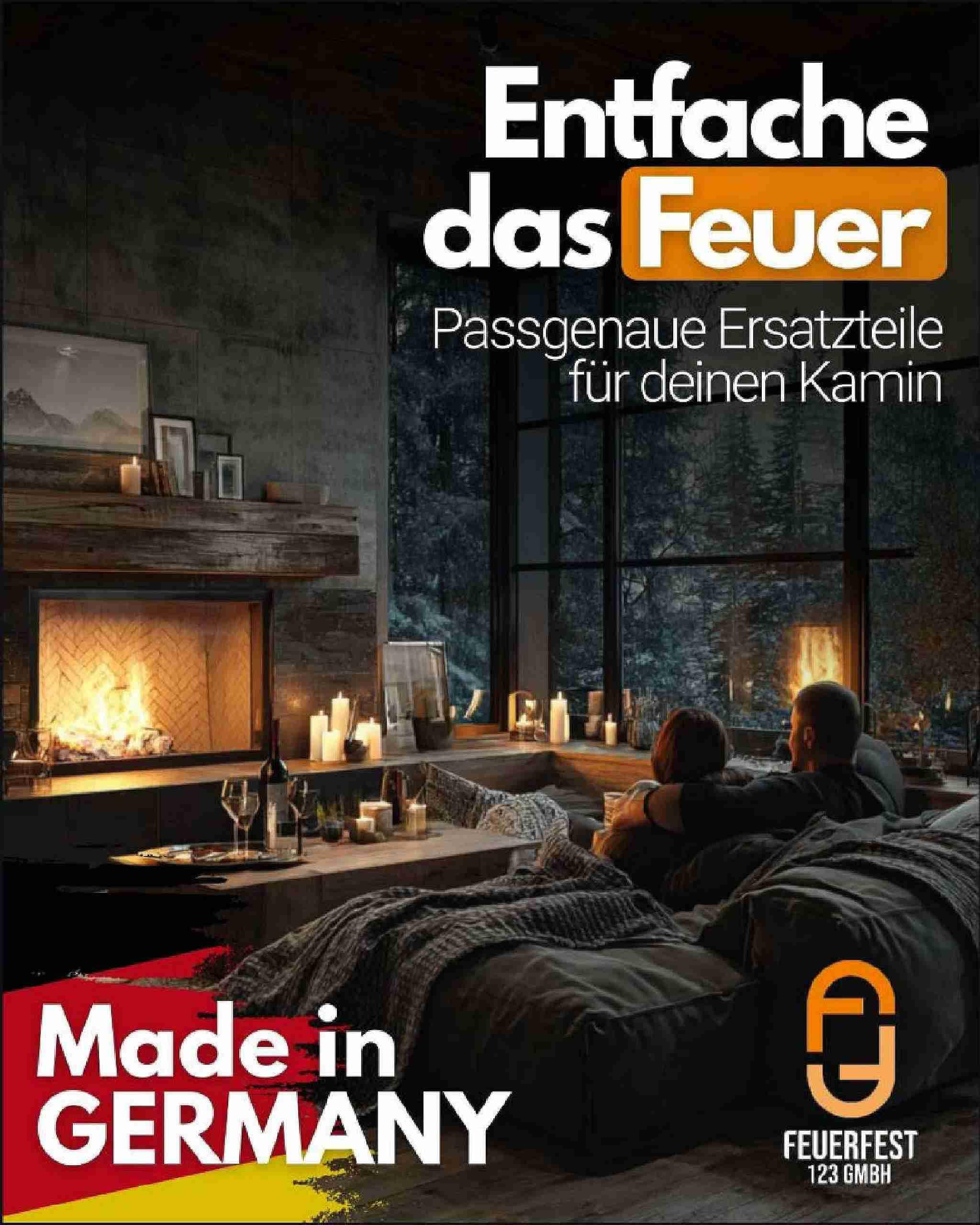 Revêtement de foyer – Convient pour Wamsler Delta type 10881** et d'autres modèles de cheminée et de poêle avec aperçu des modèles – Revêtement de cheminée en vermiculite – Ajustement parfait et