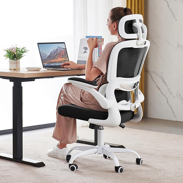 TRALT Office Chair Ergonomic Desk Chair 330 LBS Home Mesh Office Desk Chairs with Wheels Comfortable Gaming Chair