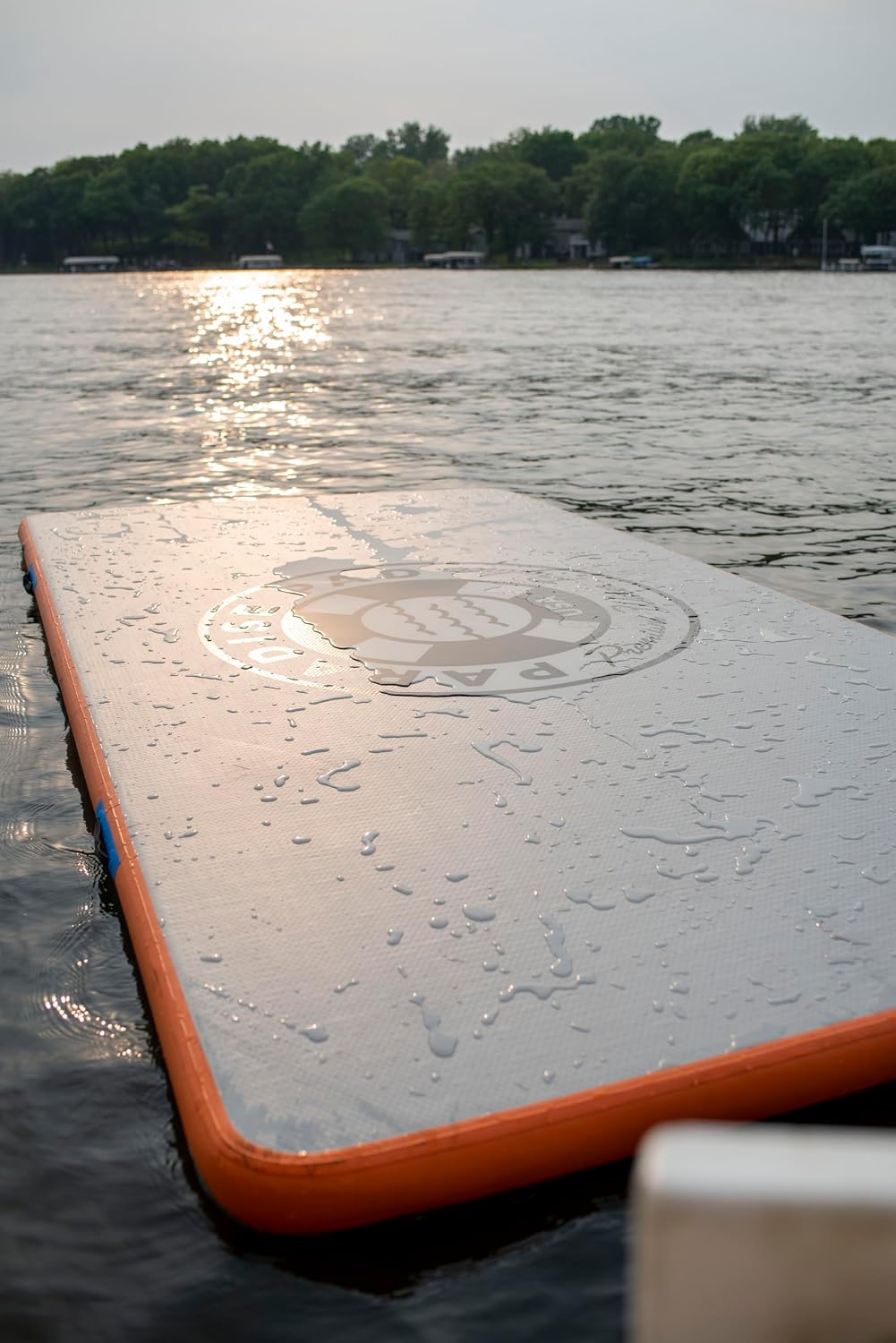 Inflatable Floating Mat for Lakes and Pools - Inflatable Lake Pad, Inflatable Platform, Family-Sized Portable Swim Dock for Lakes Ocean Boating Sunbathing Floating Docks for Lakes & Boats