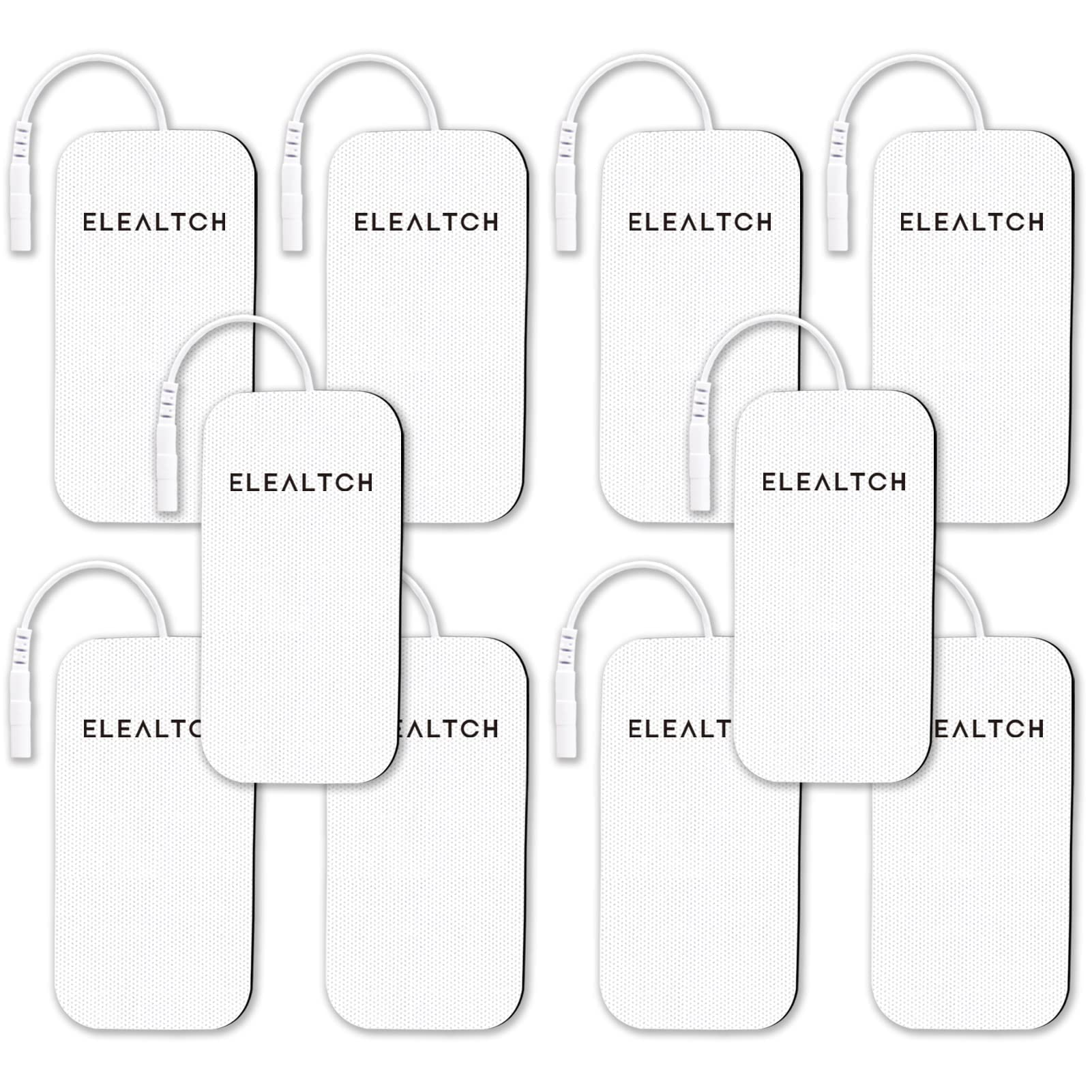 Durable Compatible with AUVON TENS 7000 TENS Unit Replacement Pads,Rectangular Replacement Electrode Pads