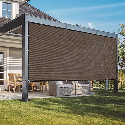 Miniatura 5 de VICLLAX Sombra 90% Tela para el sol, pantalla de privacidad con ojales reforzados para patio al aire libre, jardín, pérgola, toldo, 16 x 16 pies,